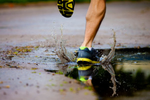 Hardlopen in de regen